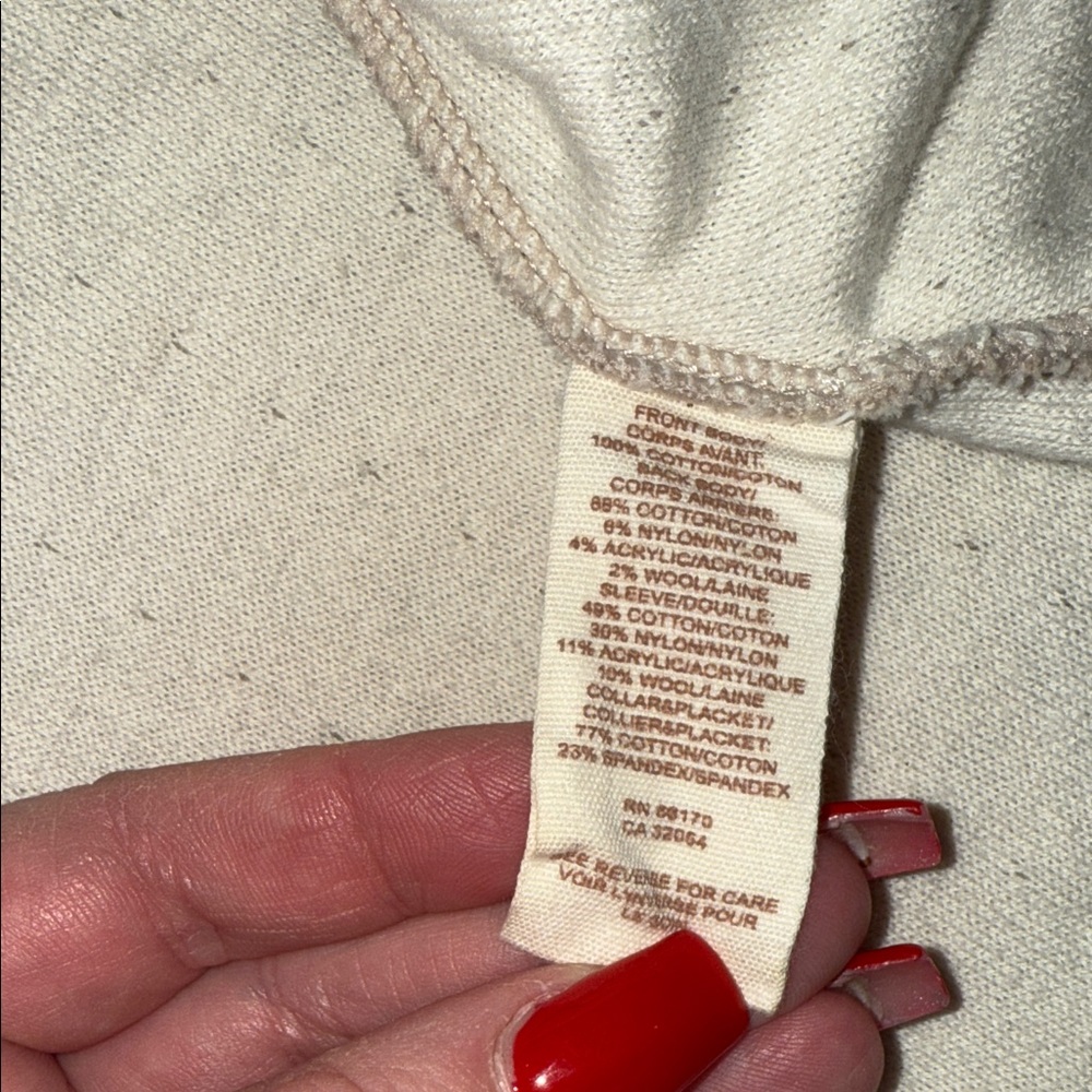 Free People Stylish Beige and Brown Button-Up Cardigan - Picture 5 of 9